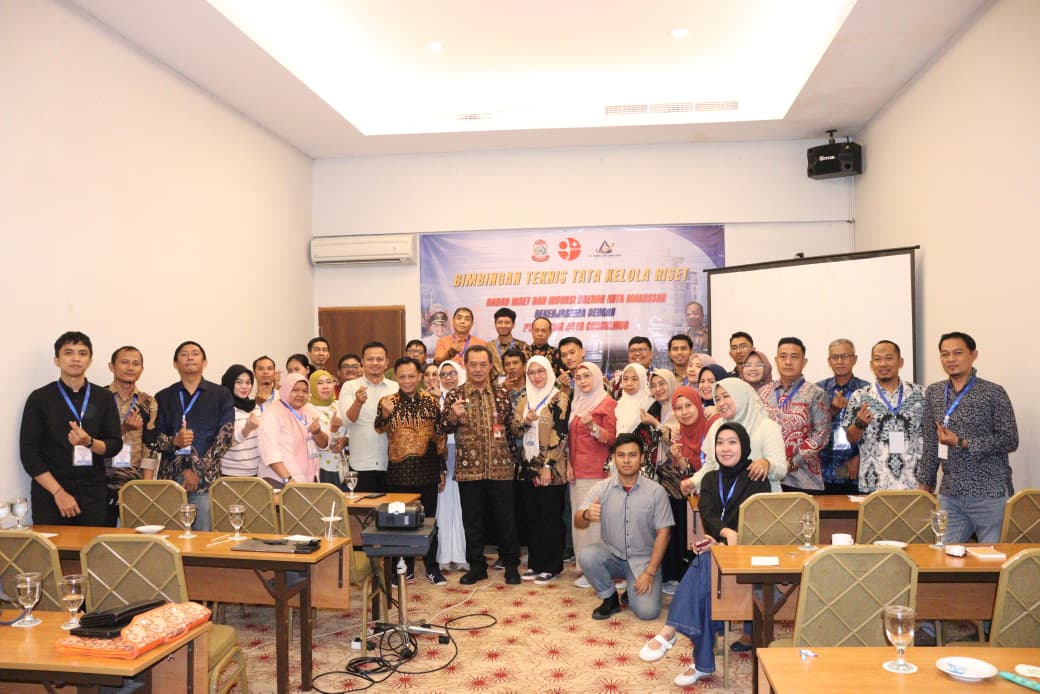 BIMBINGAN TEKNIS TATA KELOLA RISET PADA BADAN RISET DAN INOVASI DAERAH KOTA MAKASSAR