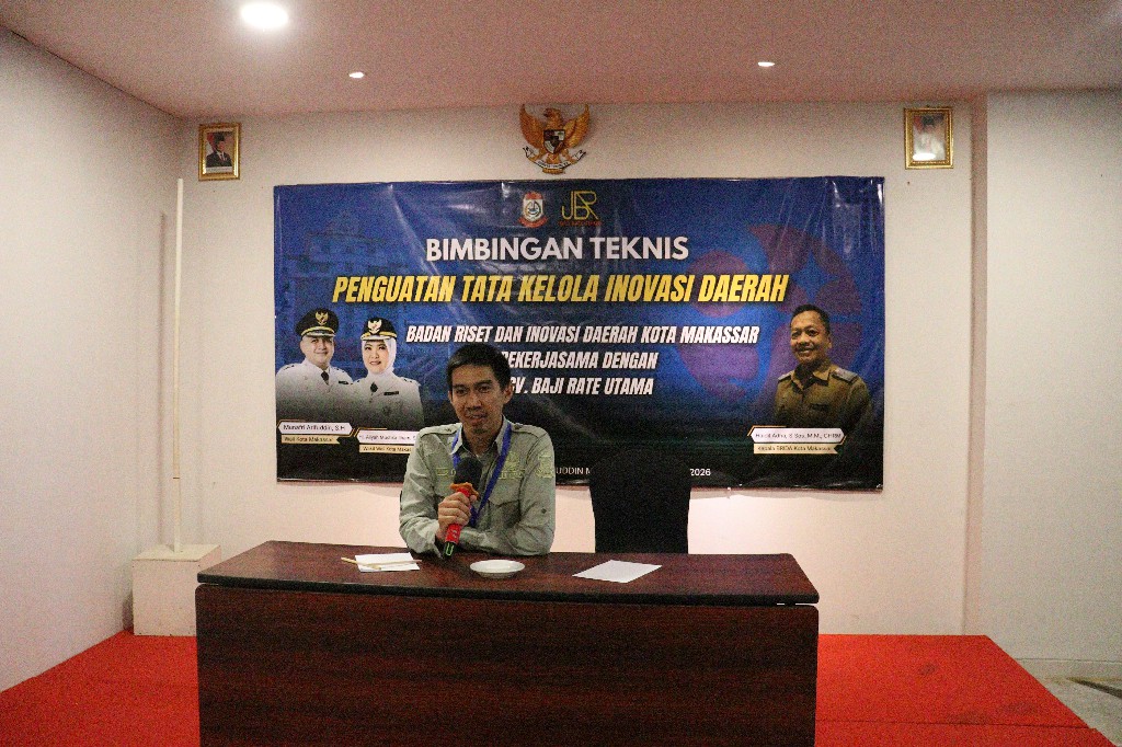 BIMBINGAN TEKNIS PERIHAL TATA KELOLA INOVASI DAERAH BRIDA KOTA MAKASSAR