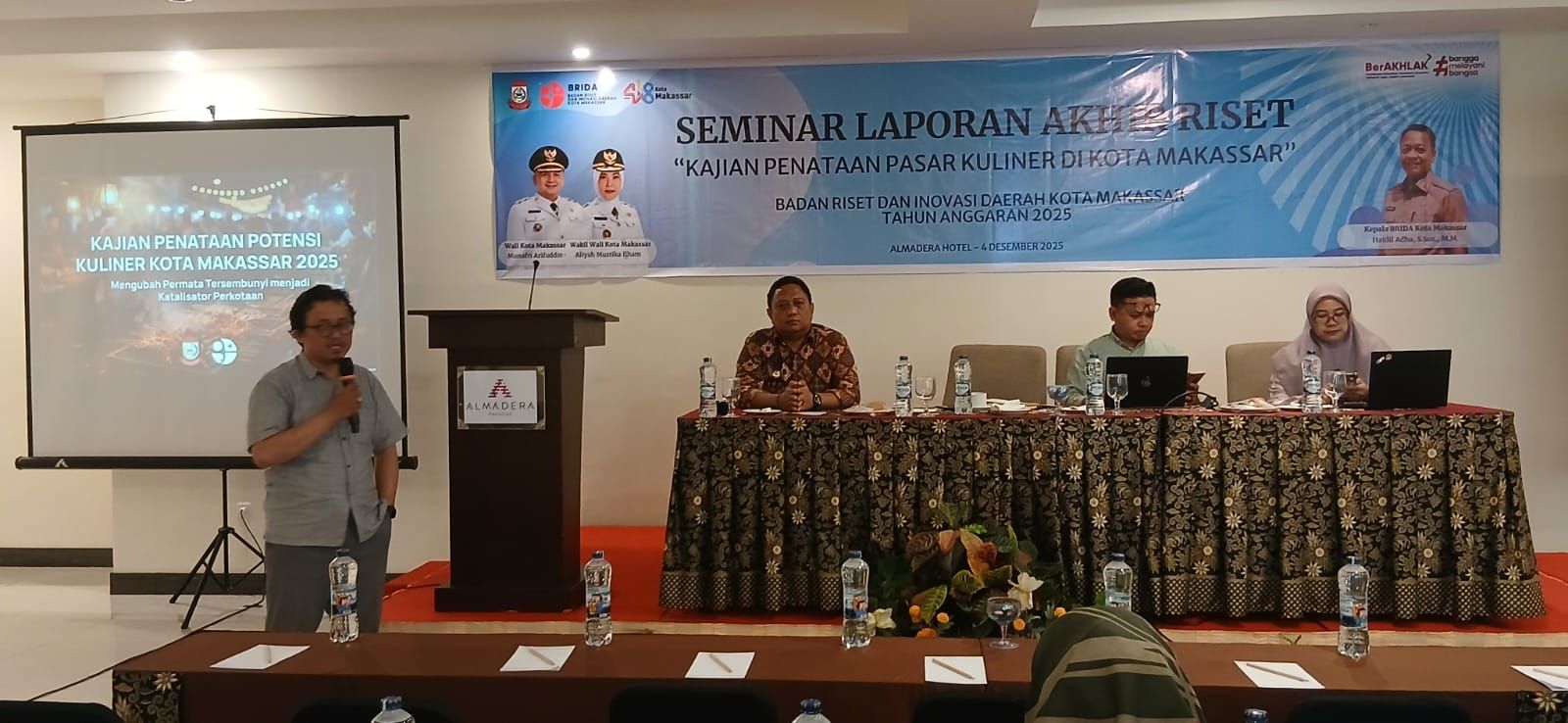 Seminar Laporan Akhir Riset Penataan Potensi Kuliner Jalanan