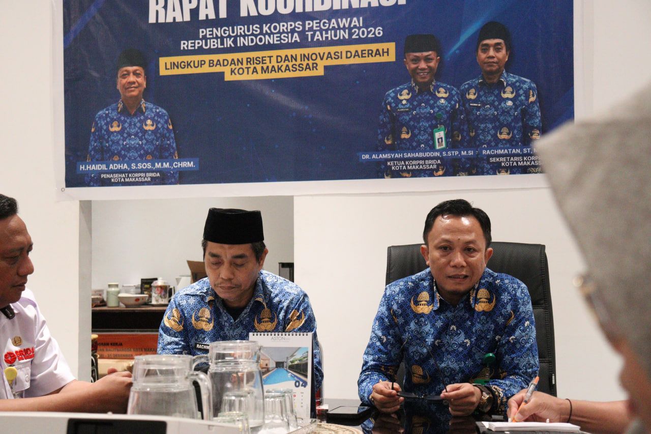 Rapat Koordinasi Pengurus Korpri Lingkup Brida, diikuti oleh seluruh Pegawai Brida