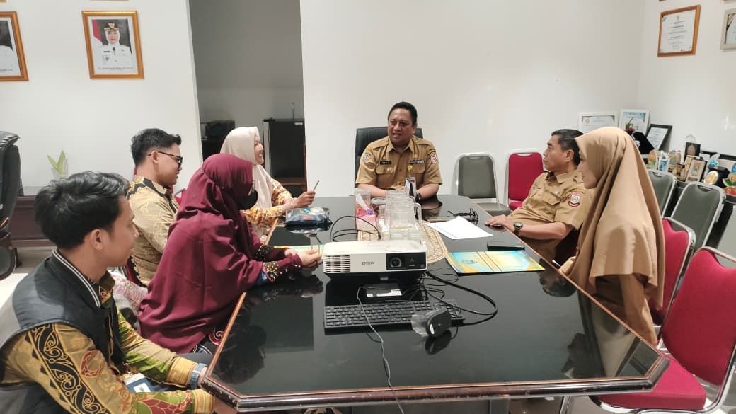 Terima kunjungan dari bapperida Kalimantan Utara