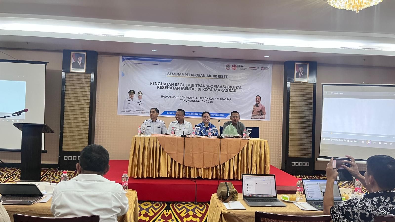 Kepala BRIDA Hadiri Seminar Pelaporan Akhir Riset Transformasi Digital Kesehatan Mental